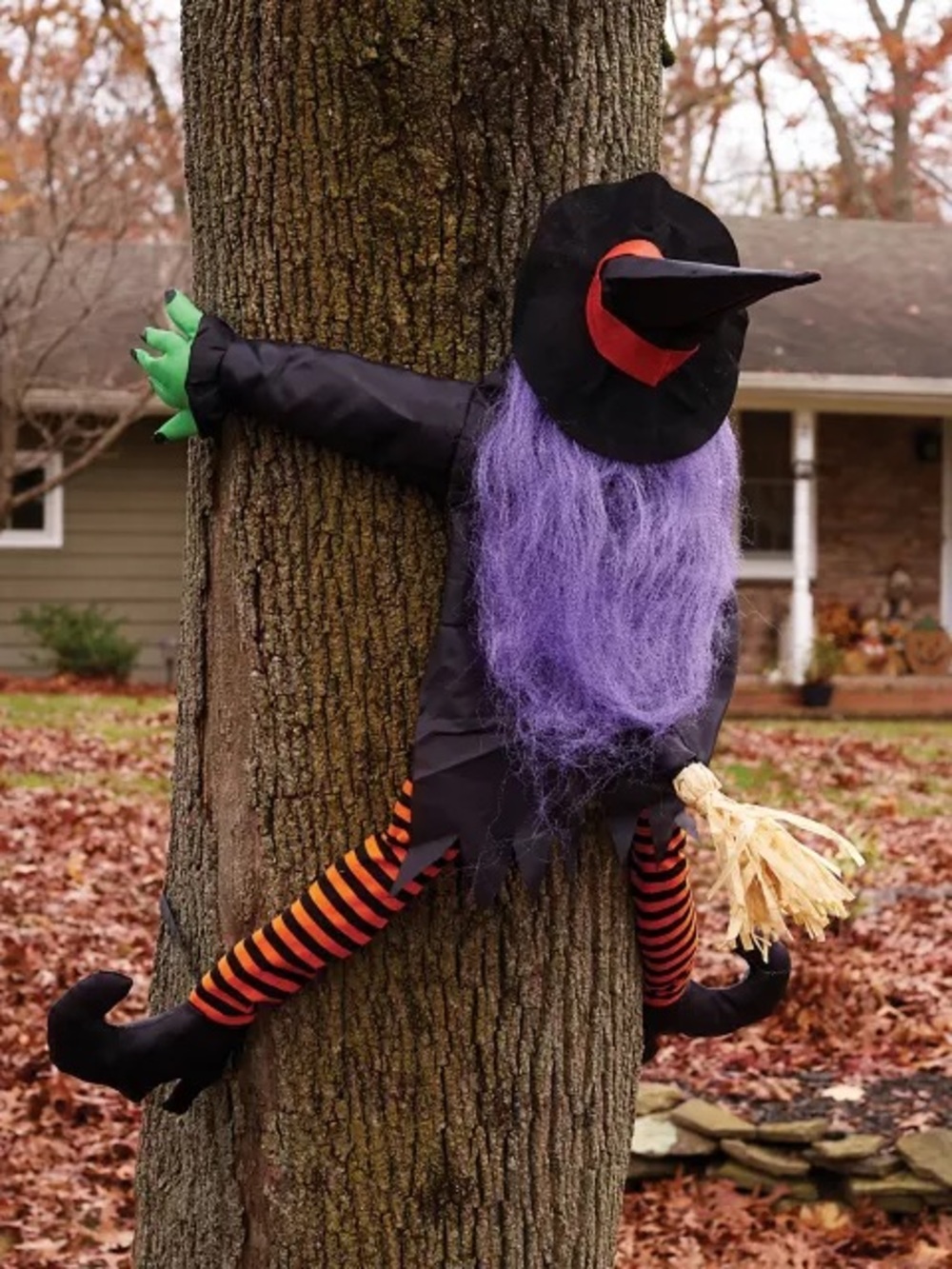 Spirit Halloween Wrong Way Witch Tree Hugger